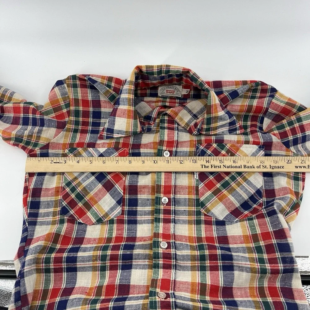 Vintage White Tag‎ Levi's Flannel M